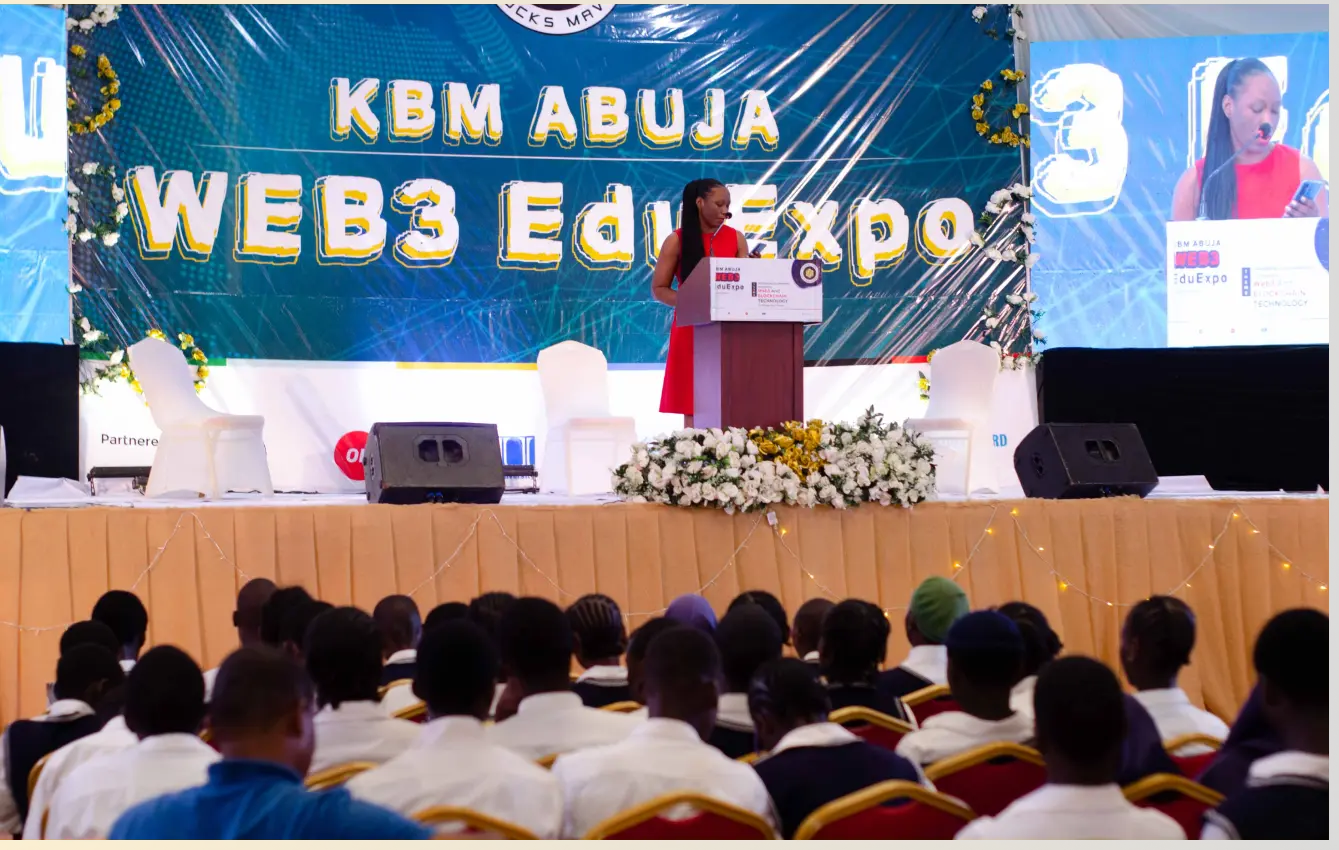 Knowtheblocks speaker addressing an audience